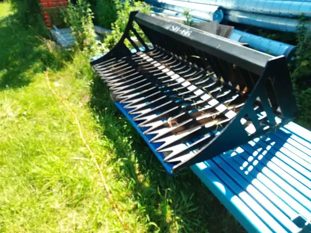 Heavy Duty 66' Skid Steer Rock Bucket – Great for Excavation