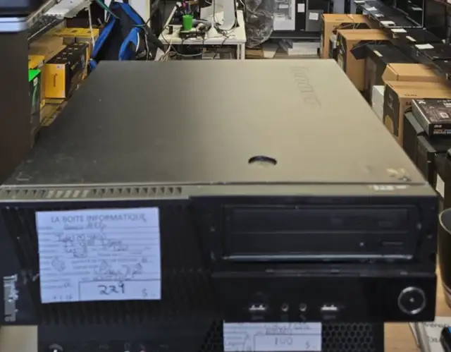 PC Lenovo M93p i5-4590 16Go Ram SSD 120Go HDD 500Go DVD Win11