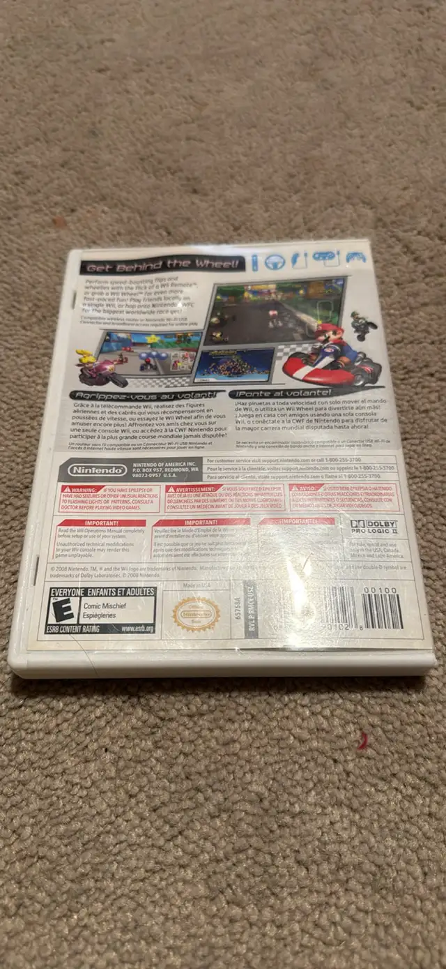 Nintendo Wii Mario Kart – Complete with Original Case - Photo 3