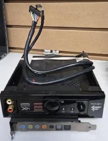 Carte de son Creative Sound Blaster X-Fi   panneau frontal