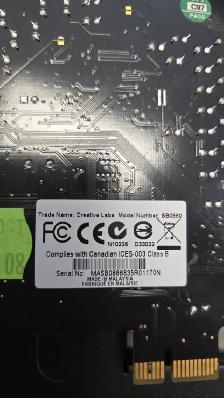 Carte de son Creative Sound Blaster X-Fi   panneau frontal - Photo 3