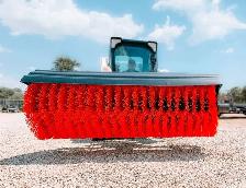72" Skid Steer Angle Broom – Heavy Duty & Durable