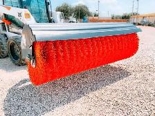 72" Skid Steer Angle Broom – Heavy Duty & Durable - Photo 4