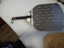 Paderno Ceramic Pizza Stone w. 14 in. Paddle - Photo 3