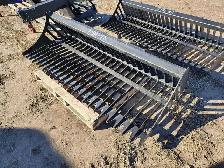 Heavy Duty 78" Skid Steer Rock Bucket – Ready to Use