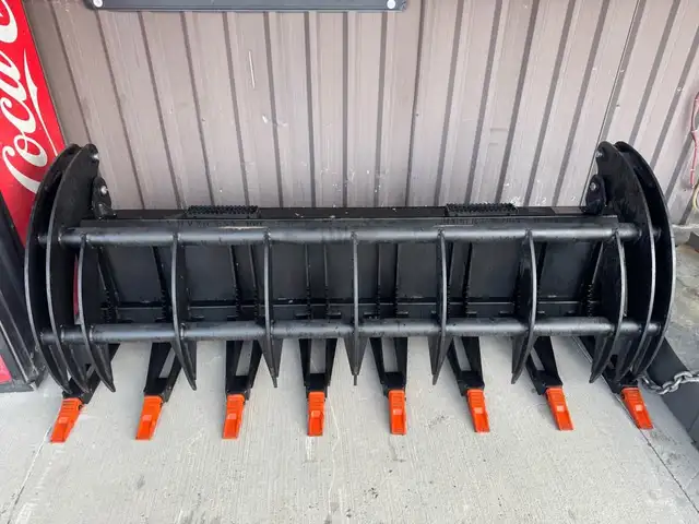 78" Skid Steer Root Rake – Perfect for Landscaping Jobs