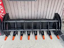 78" Skid Steer Root Rake – Perfect for Landscaping Jobs