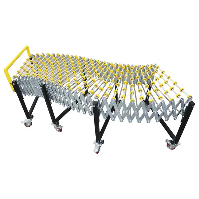 47-177’’Length Folding Retractable Conveyor Adjustable 230384 - Photo 4
