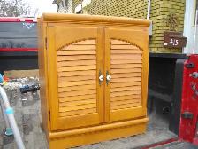 Perfect microwave stand or tool bench