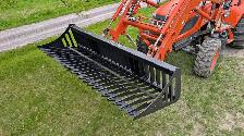 84" Skid Steer Rock Bucket – Heavy Duty & Durable