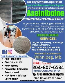 Winnipeg Carpet & Upholstery Cleaning