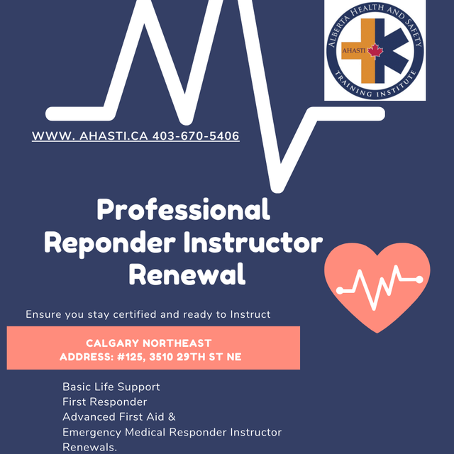 Canadian Red Cross Instructor Renewal - Professional Responder