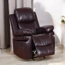 New Recliner Sofa In Air-Leather Upholstery - Brown Huge Sale