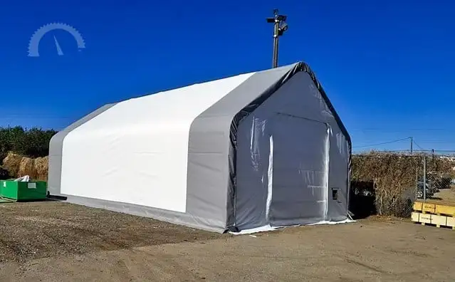 Double Truss Storage Shelter 20×40×16 – Heavy Duty & Durable