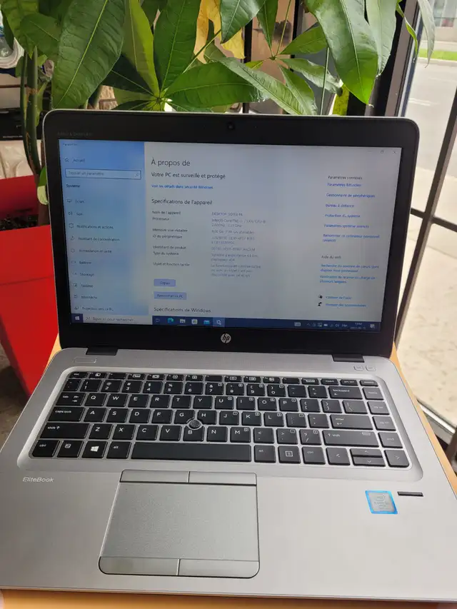 Laptop HP Elitebook 840 g4 en parfait etat