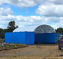 C2040 Container Shelter 20×40×6.5 – Perfect for Storage Needs