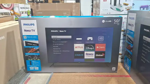 PHILIPS 50' ROKU TV 4K UHD