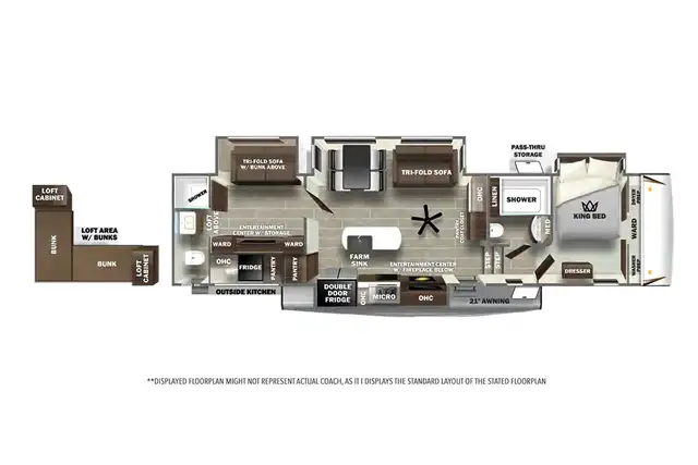 2022 Forest River Sabre Cobalt 38DBQ – Pre-owned 5th Wheel - Photo 4