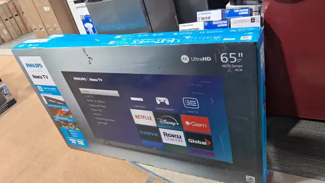 PHILIPS 65' ROKU TV 4K UHD