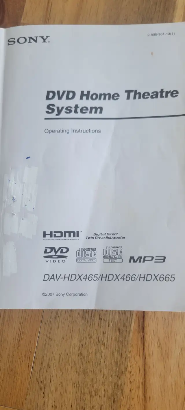 Sony DVD Home Theatre System - Photo 3