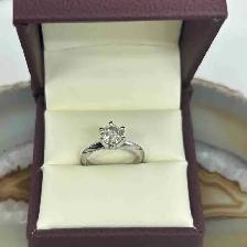 Brilliant Cut  14k Solitaire Diamond Ring