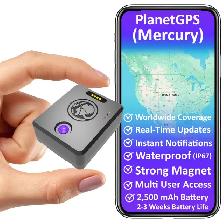 Mini GPS Tracker Magnetic Waterproof | PlanetGPS (Mercury)