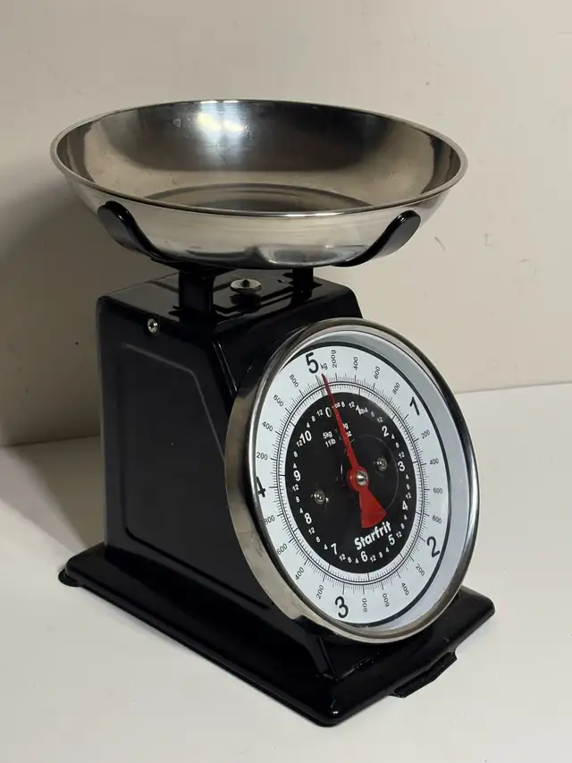 Starfrit Analog Kitchen Scale 5kg w/ Stainless Bowl - Photo 6