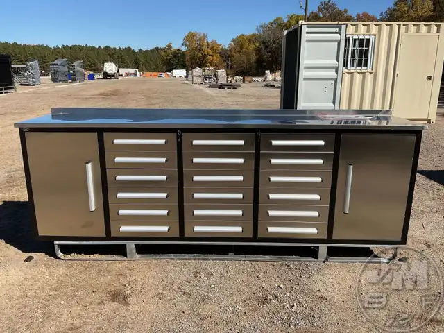 10FT Workbench Cabinet 18D-S – Spacious & Reliable