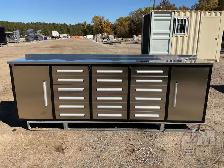 10FT Workbench Cabinet 18D-S – Spacious & Reliable