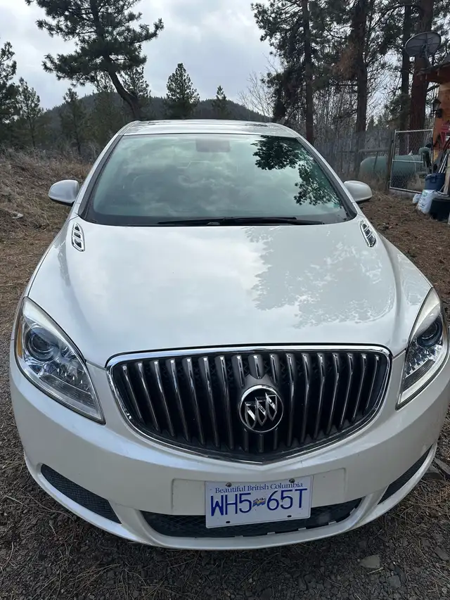 Low kms 2016 Buick Vrano pearl white.