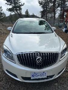 Low kms 2016 Buick Vrano pearl white.