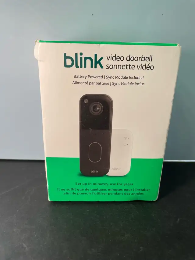 NEW AMAZON BLINK VIDEO DOORBELL