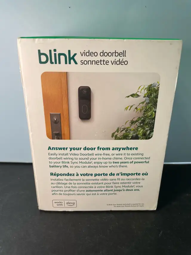 NEW AMAZON BLINK VIDEO DOORBELL - Photo 2