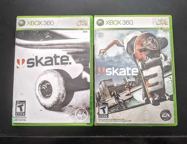 Skate 1 3 CIB Xbox 360
