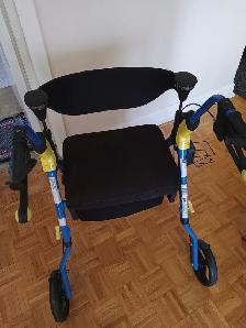 Walker:  Medline superlight ROLLATOR with 8 ' wheels.