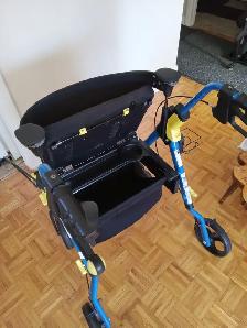 Walker:  Medline superlight ROLLATOR with 8 ' wheels. - Photo 4