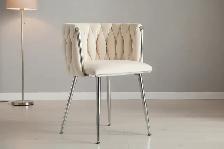 Brand New MMW Dining Chair Silver Metal Legs Selling at $99