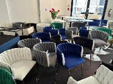 Brand New MMW Dining Chair Silver Metal Legs Selling at $99 - Photo 2