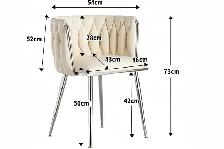 Brand New MMW Dining Chair Silver Metal Legs Selling at $99 - Photo 4