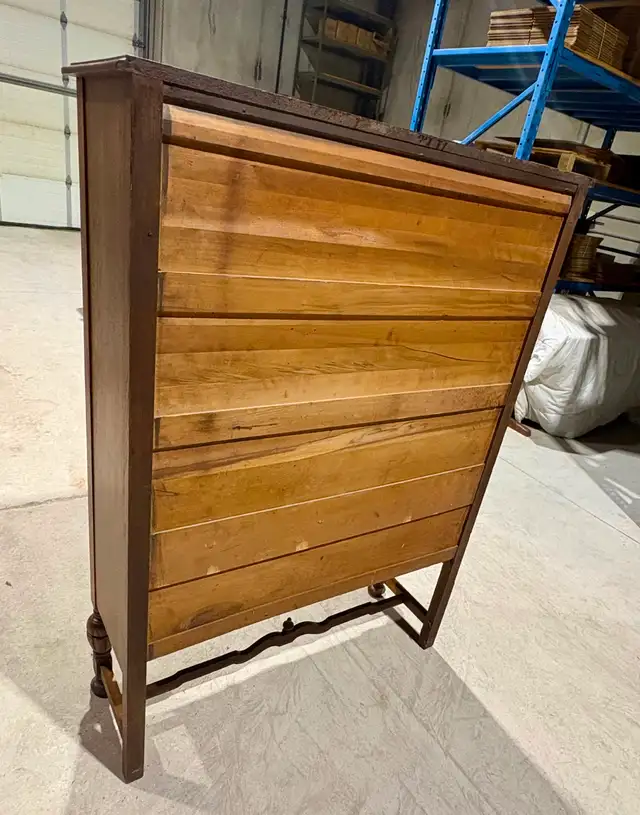 Stunning Antique Oak Wood China Cabinet (Jacobean Revival Style) - Photo 8