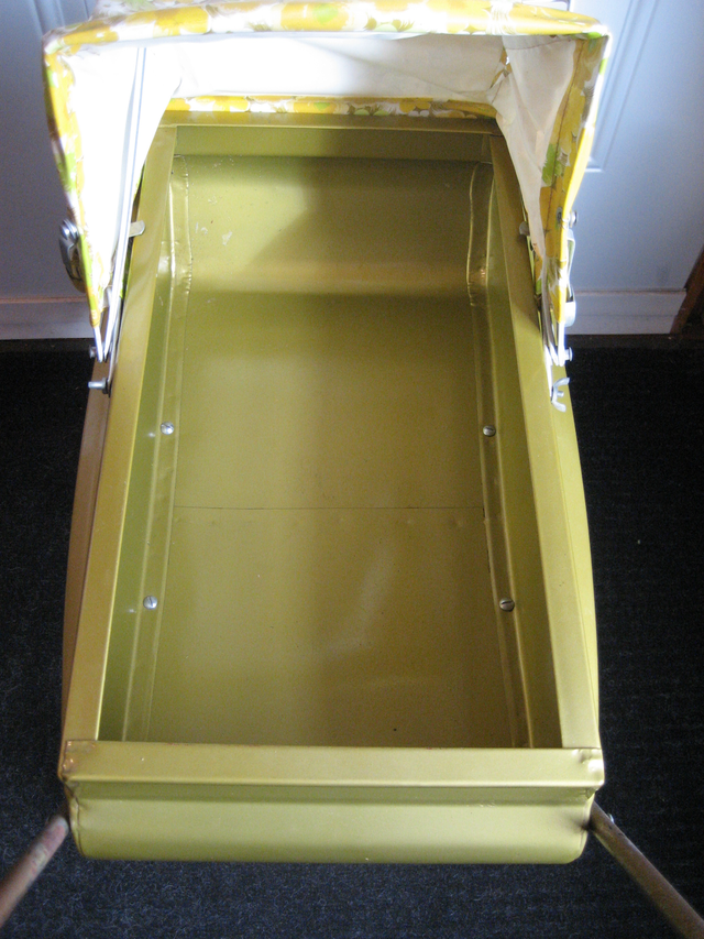 Vintage 1950's metal doll carriage - Photo 5