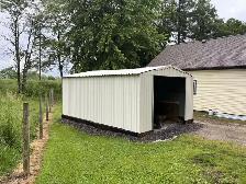 14'x19' Steel Car Shed Garage – Perfect for Vehicles & Storage - Photo 3