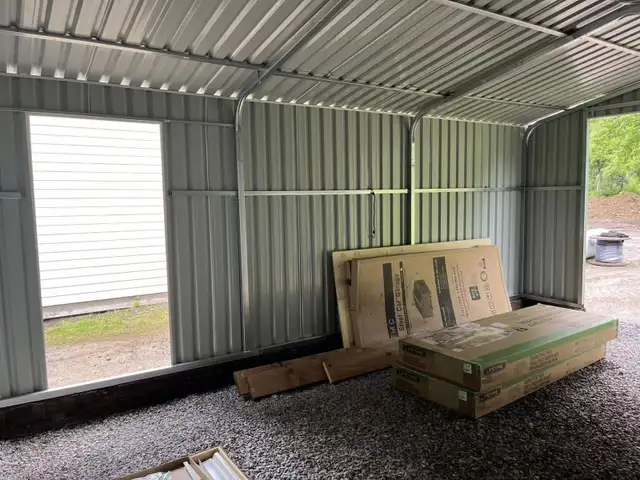 14'x19' Steel Car Shed Garage – Perfect for Vehicles & Storage - Photo 7