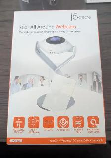 Webcam vidéoconférence 360° j5create JVCU360 – Complet - Boîte