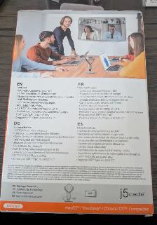 Webcam vidéoconférence 360° j5create JVCU360 – Complet - Boîte - Photo 4