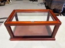 Small-Sized Acrylic Display Case (Wood Framing)