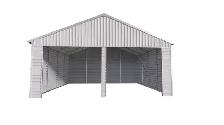 21'x19' Metal Garage Shed – Perfect for Cars & Storage - Photo 3