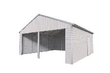 21'x19' Metal Garage Shed – Perfect for Cars & Storage - Photo 4