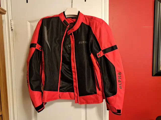 Alpha XL MOTORCYCLE JACKET FOR MEN - ARMORED