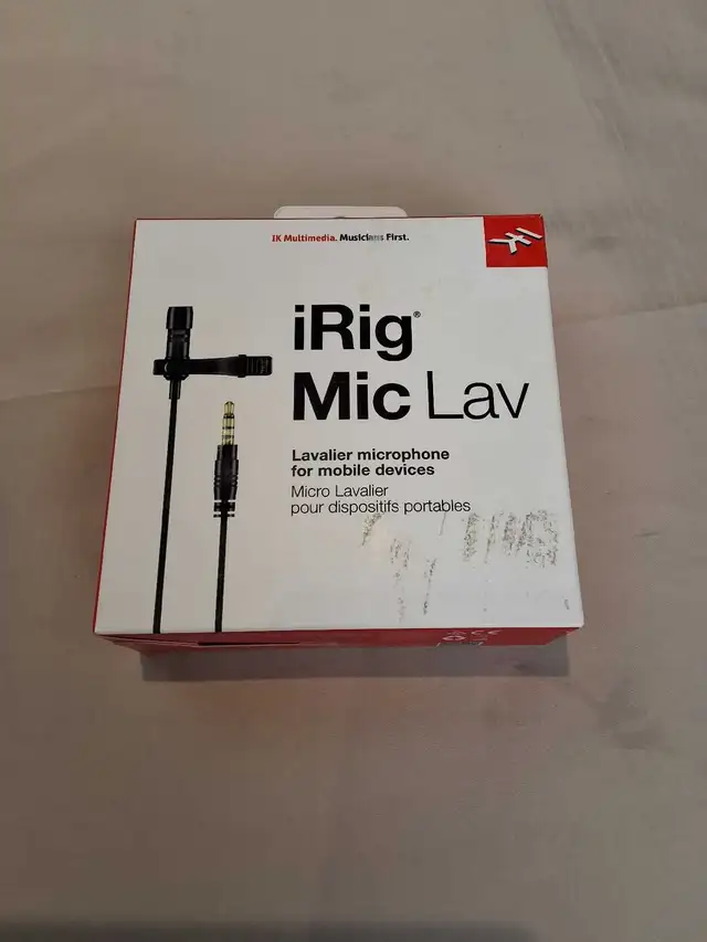 iRig Mic Lav Micro Lavalier microphone
